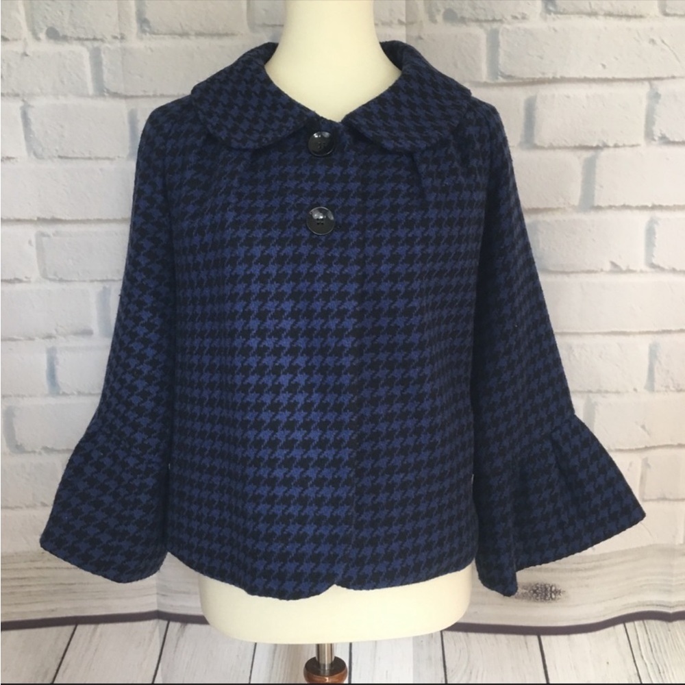 LIVE A LITTLE Houndstooth Blazer